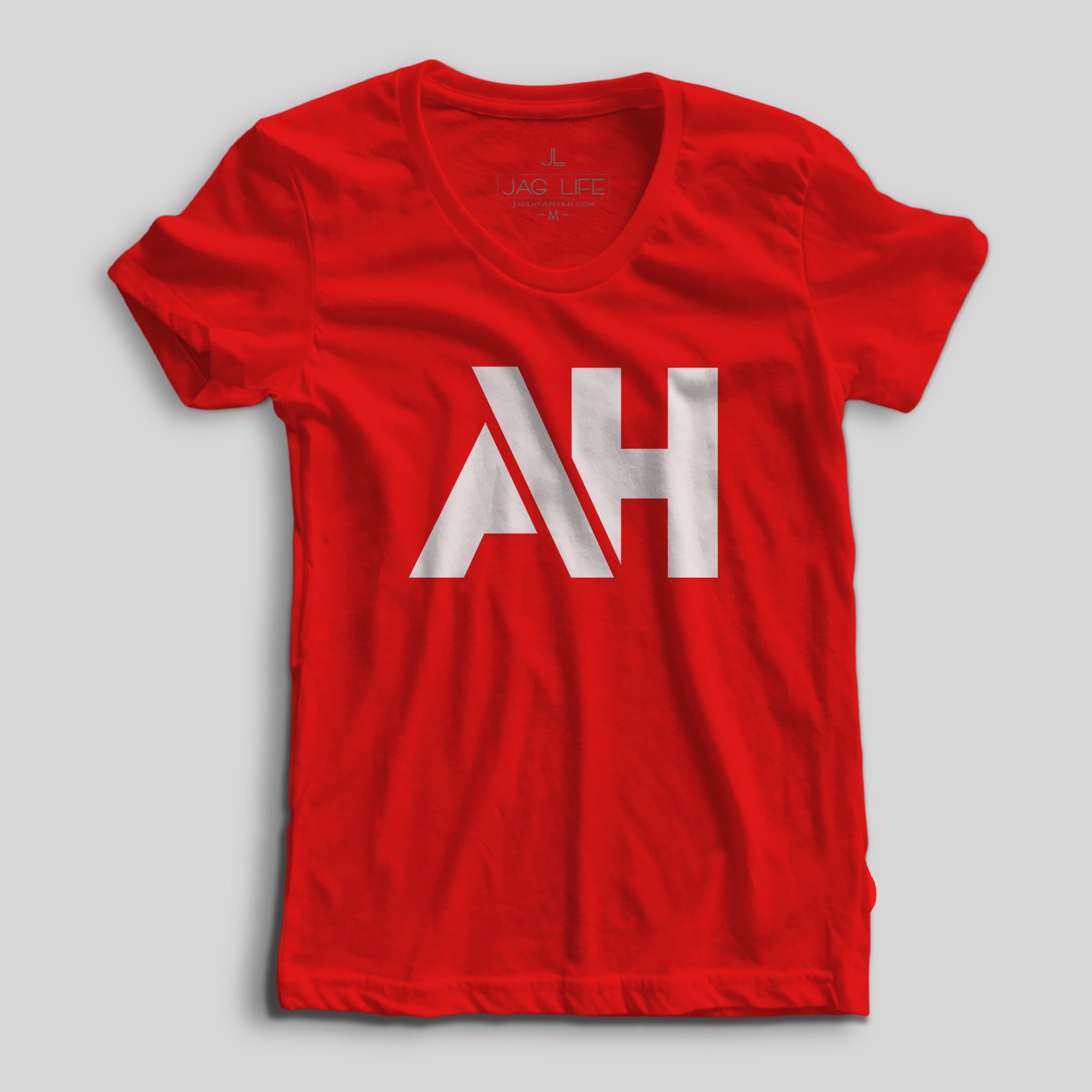 Aggressive Hustle Ladies Tee | Red