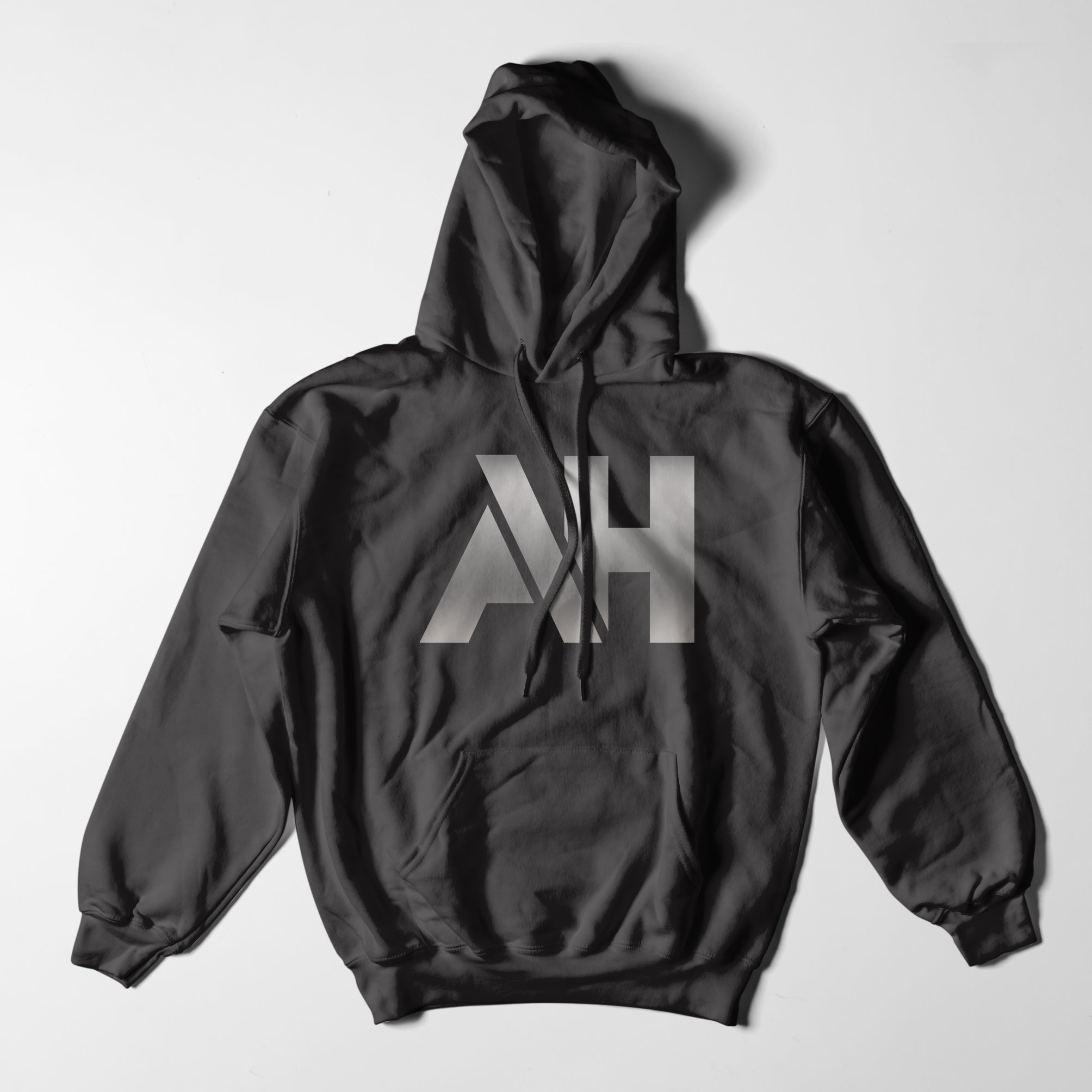 Aggressive Hustle Hoodie | Black and Silver