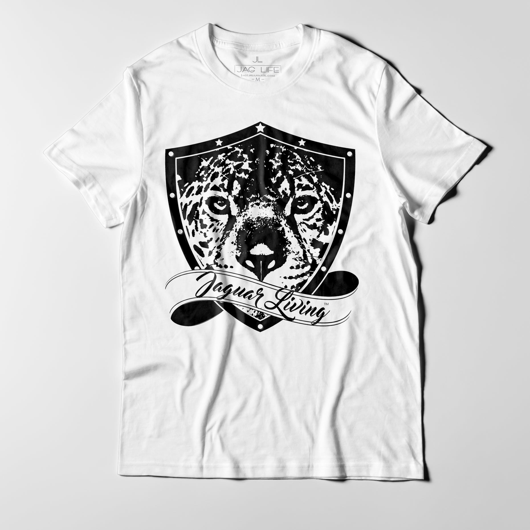 Jaguar Living Logo Tee | White
