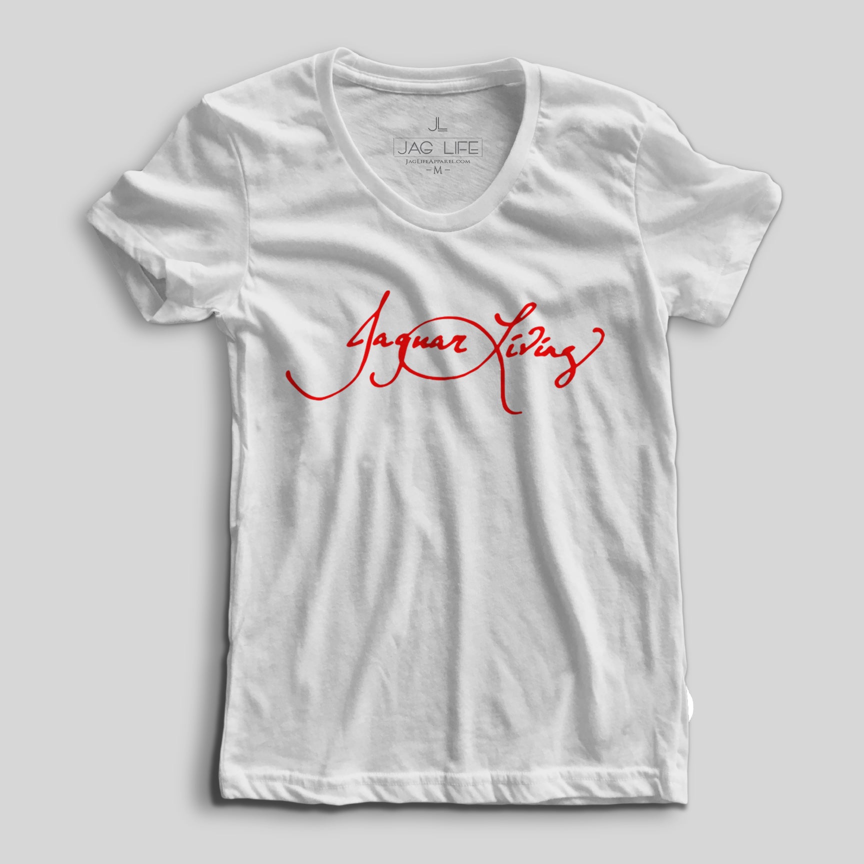 Signature Collection Ladies Tee | White and Red