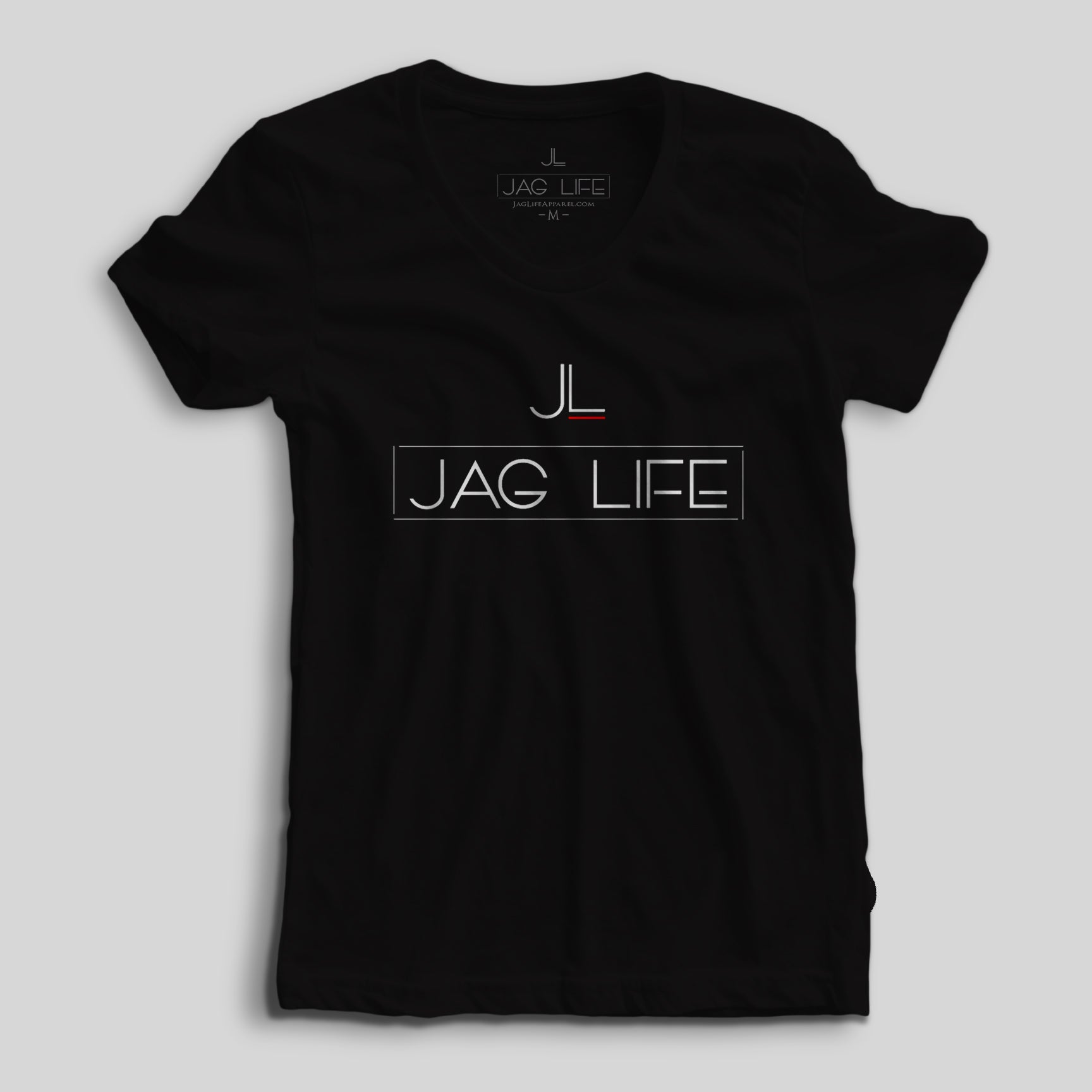 Jag Life Logo Ladies Tee | Black