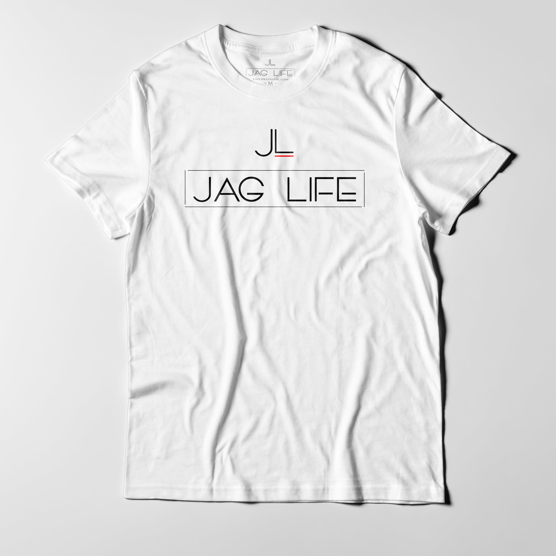 Jag Life Logo Tee | White