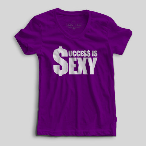 Success is Sexy Ladies Tee | Purple